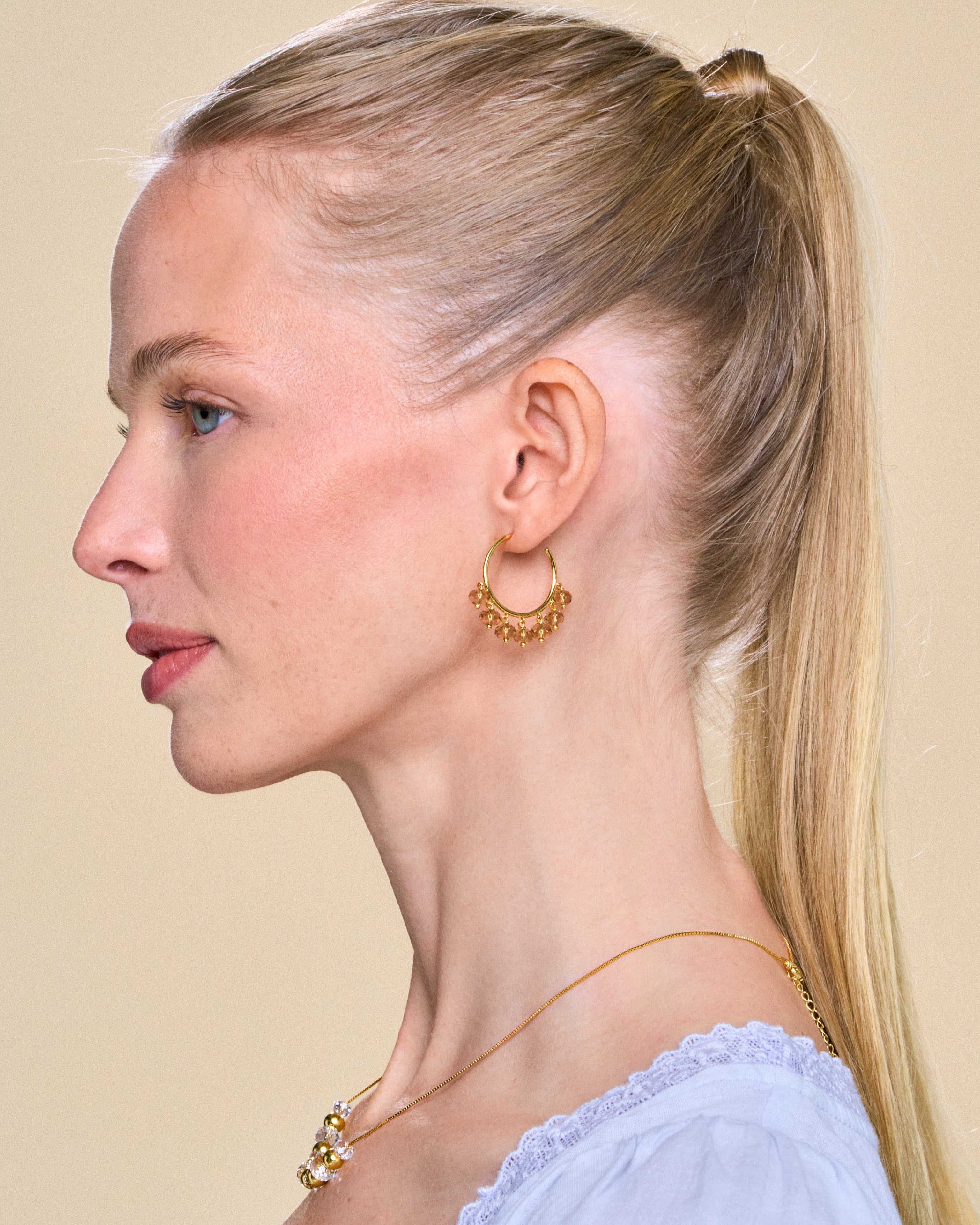 Salted Caramel Swirl Earrings