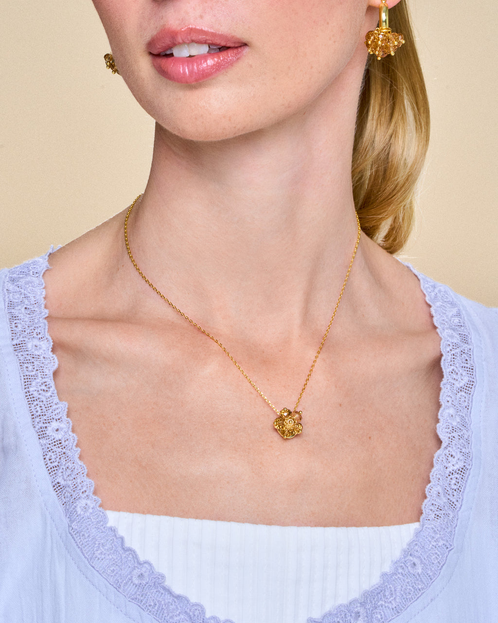 Cinnamon Spice Cake Necklace