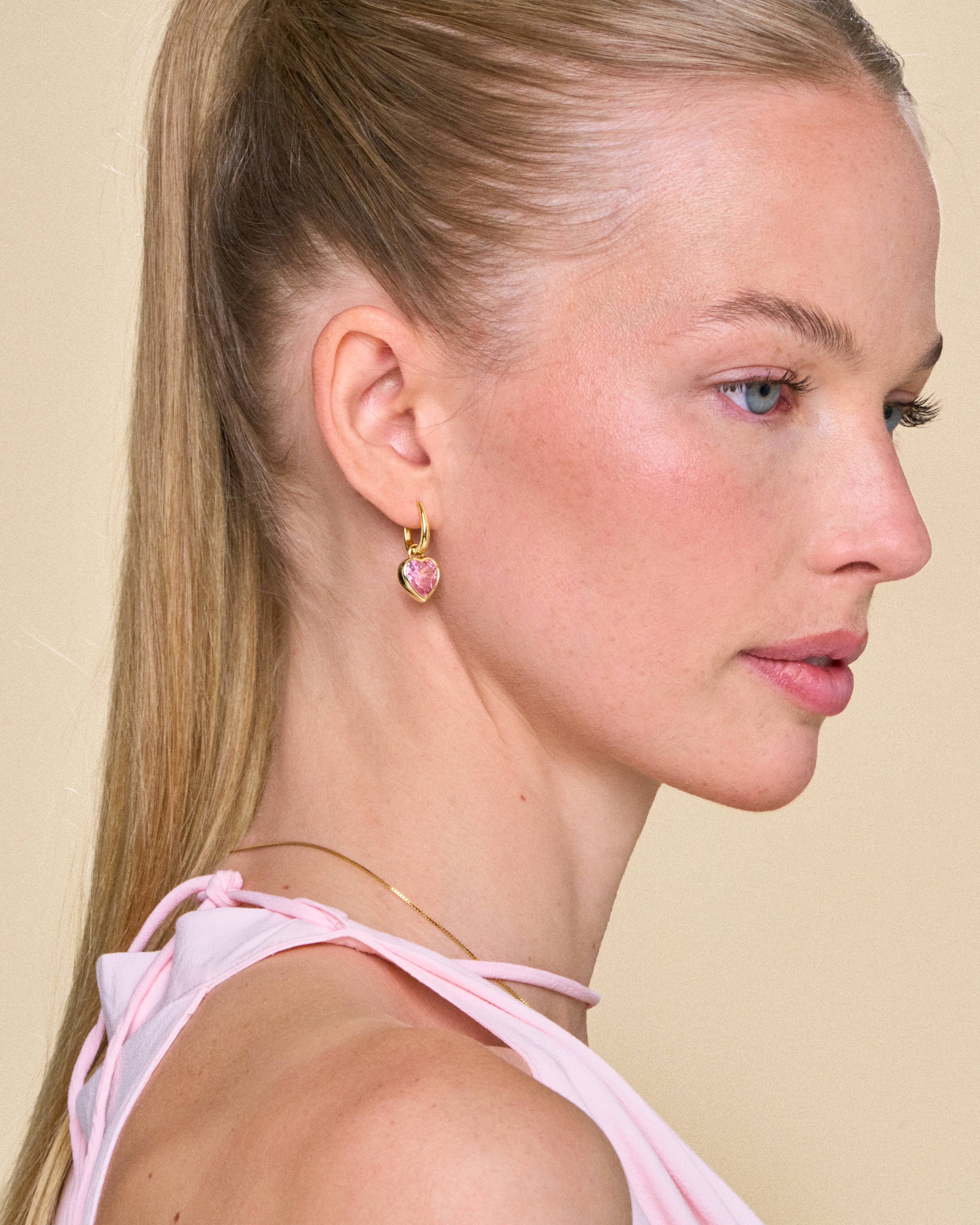 Sweethearts Light Pink Earrings