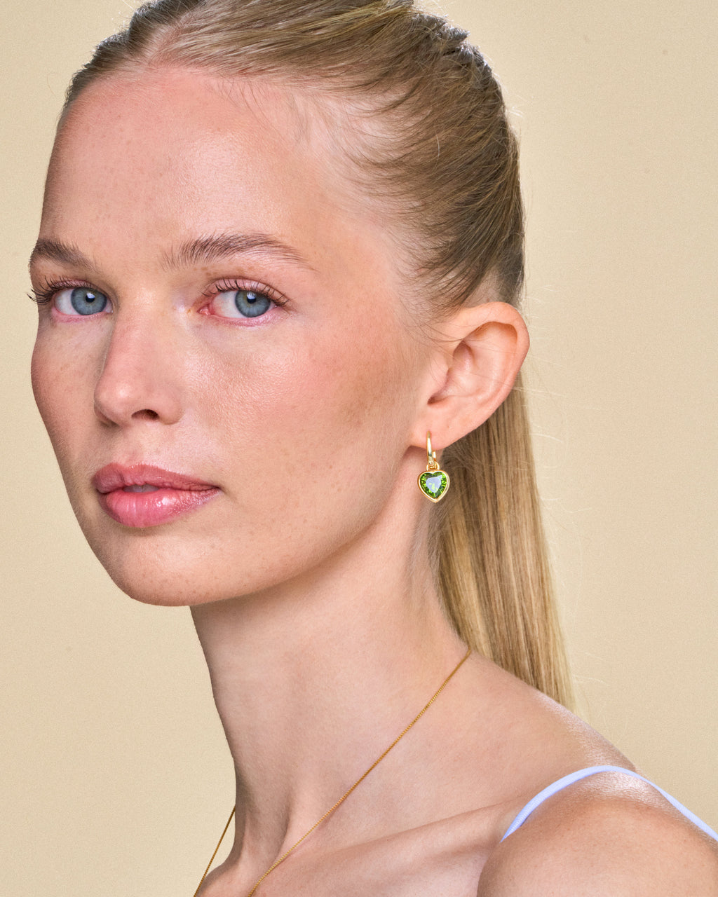 Sweethearts Green Earrings