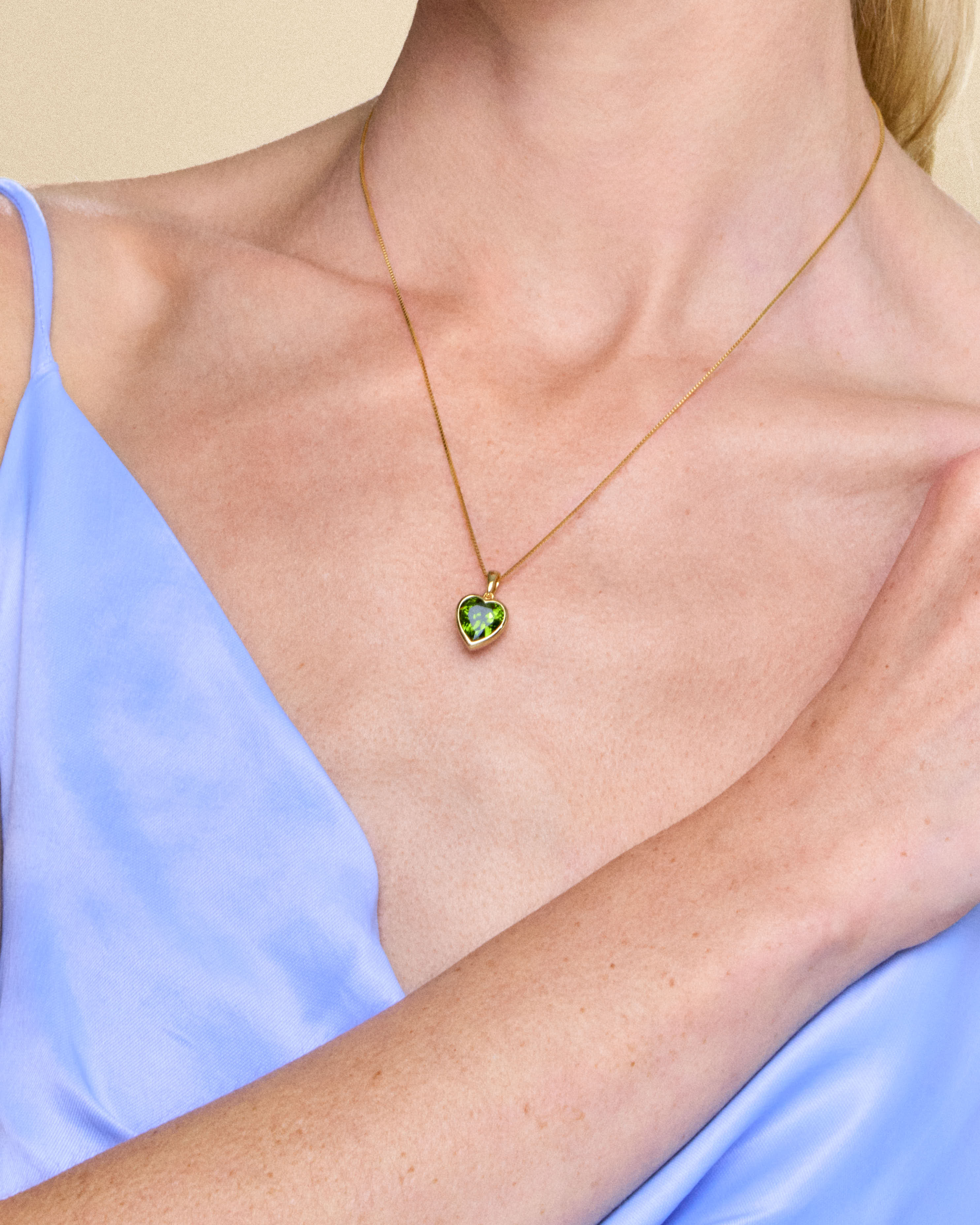 Sweethearts Green Necklace