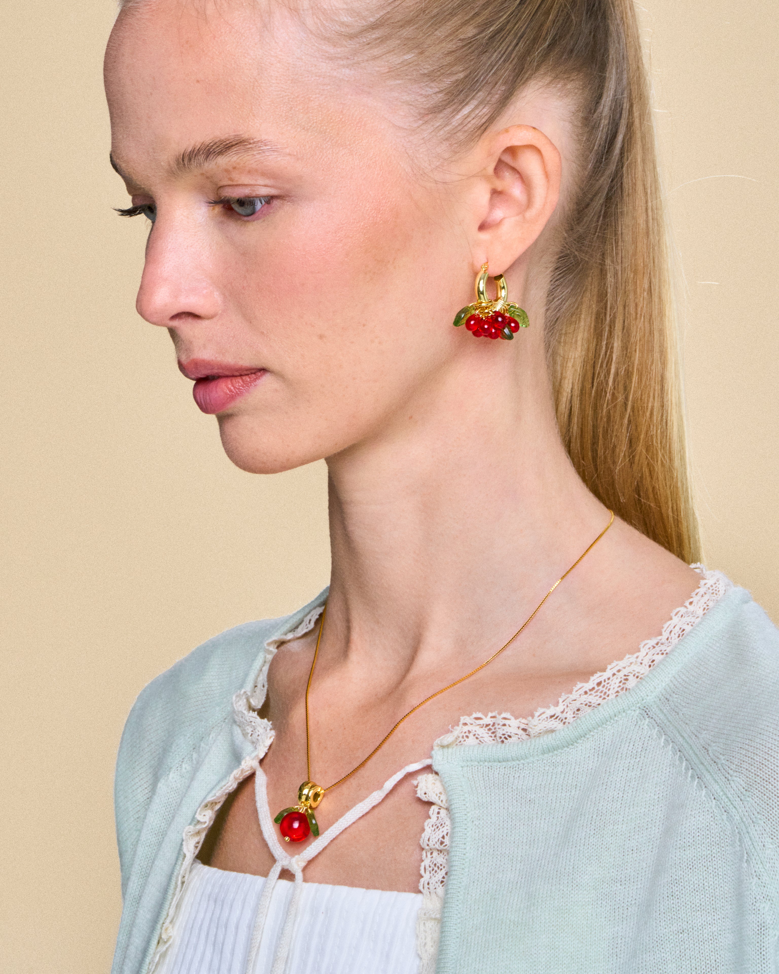 Mini Baby Pomodoro Earrings
