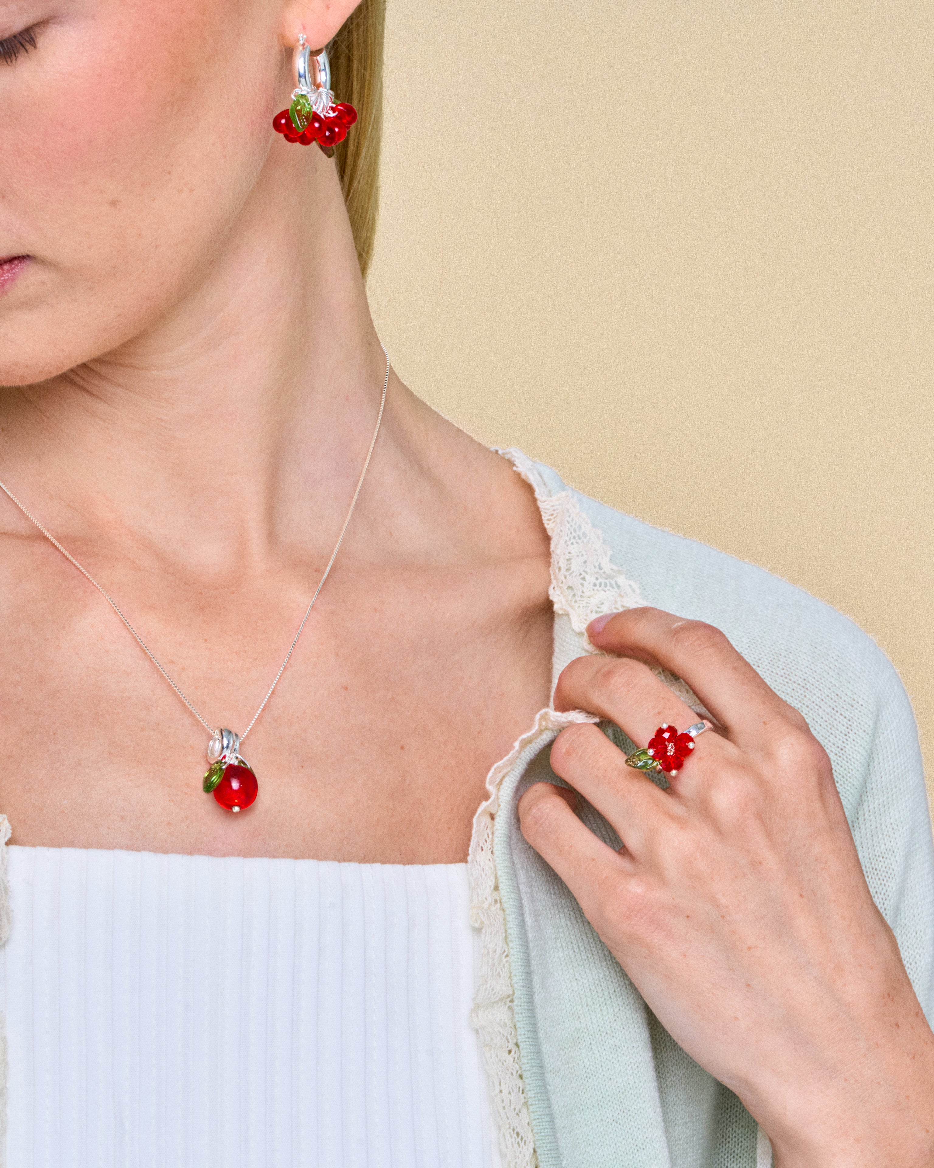 Baby Pomodoro Necklace in Silver