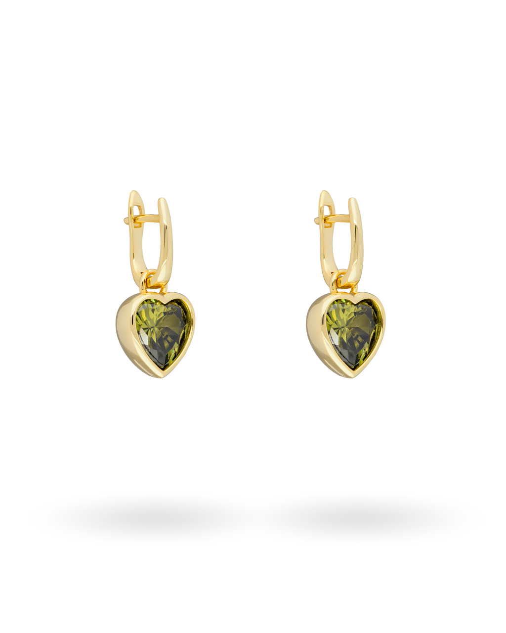 Sweethearts Green Earrings