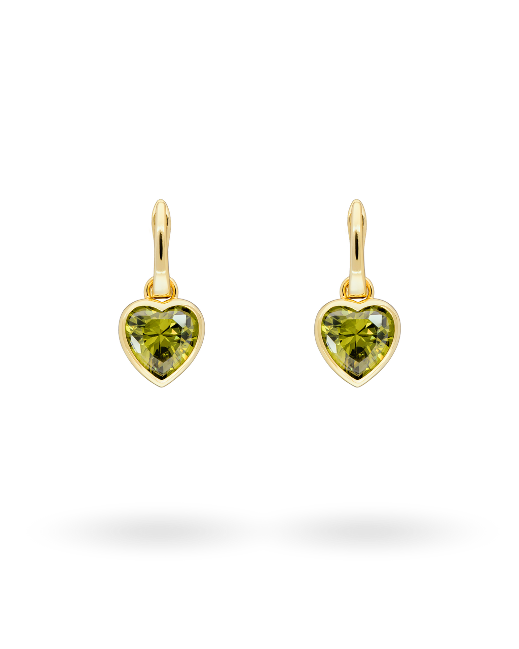 Sweethearts Green Earrings
