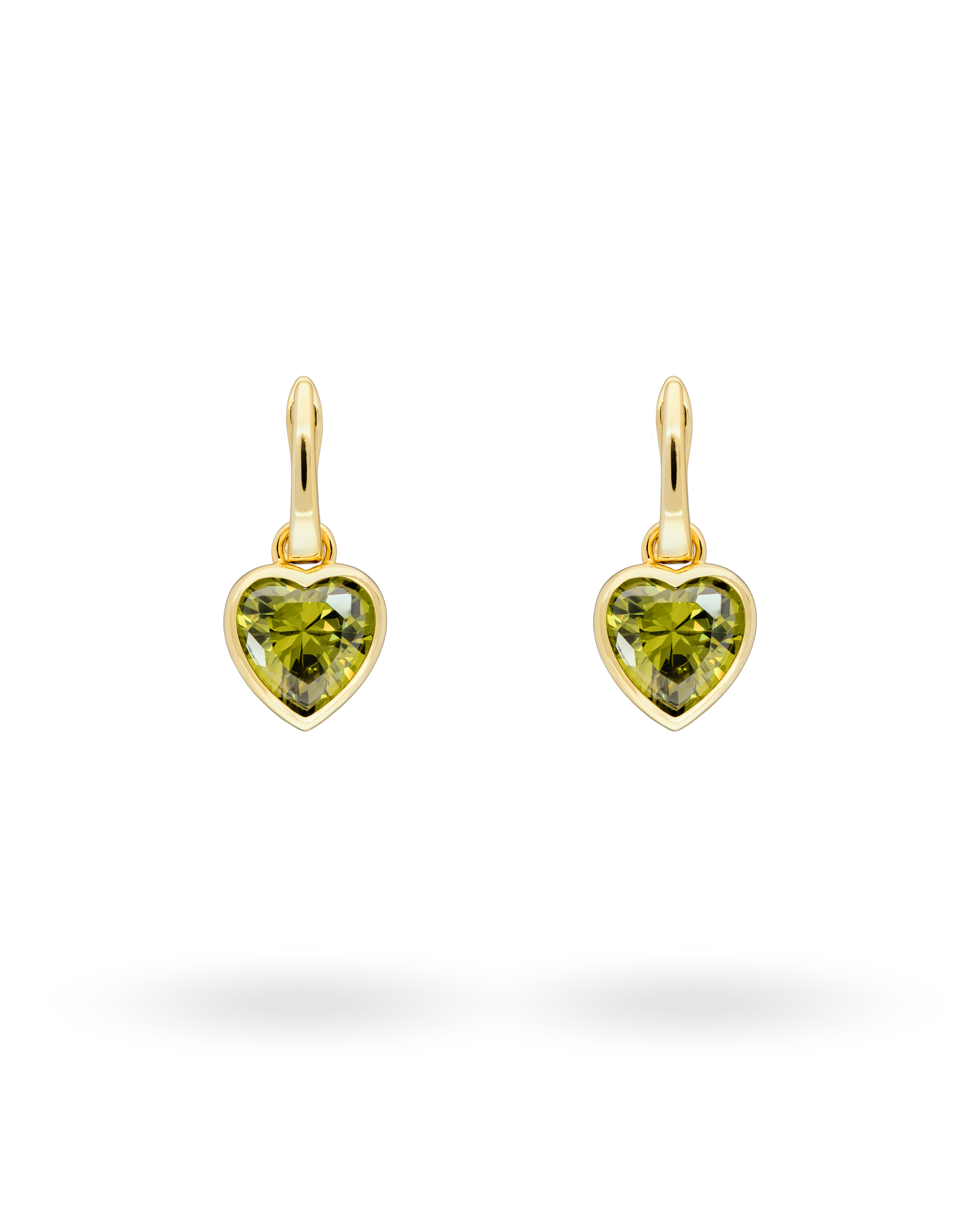 Sweethearts Green Earrings