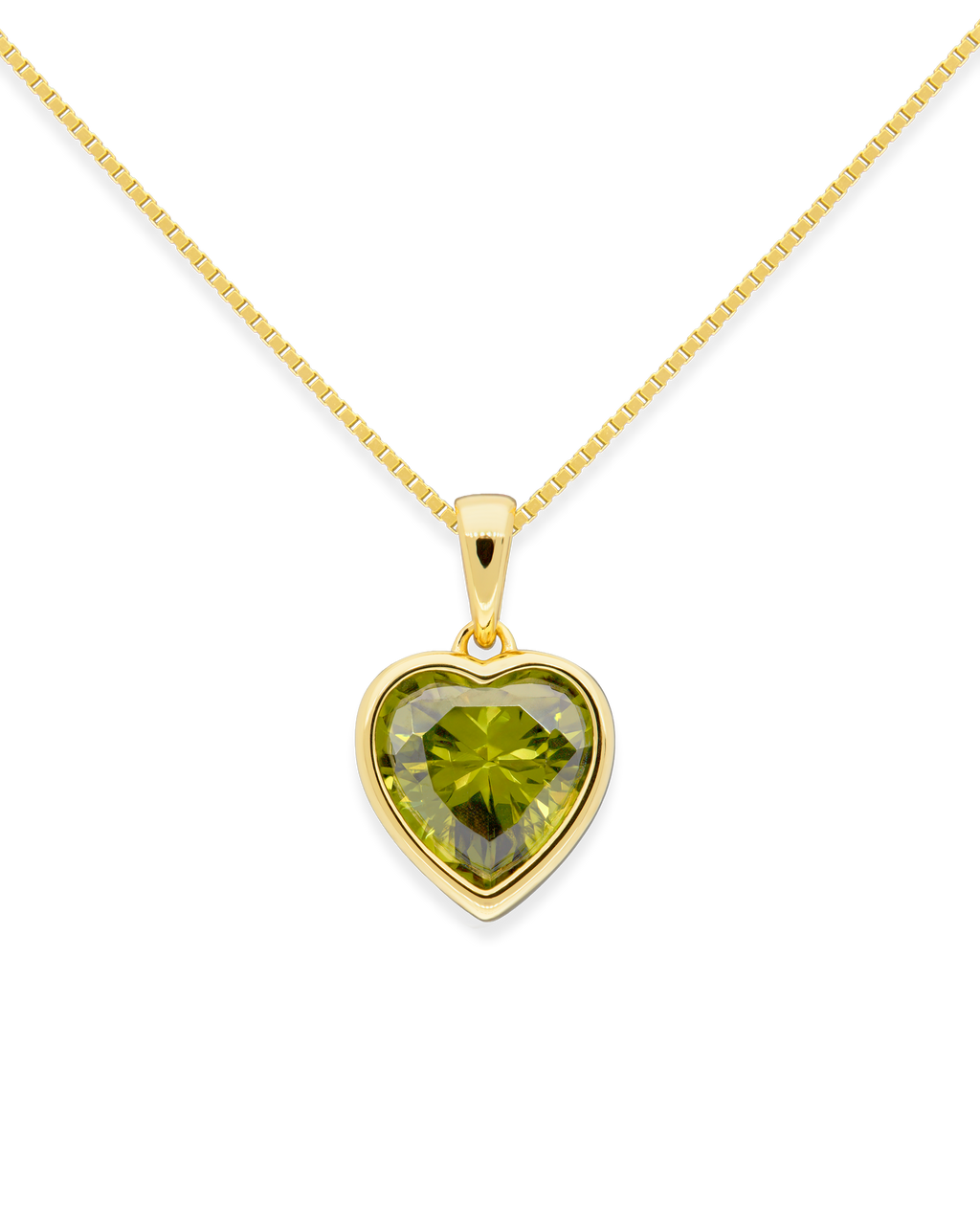 Sweethearts Green Necklace