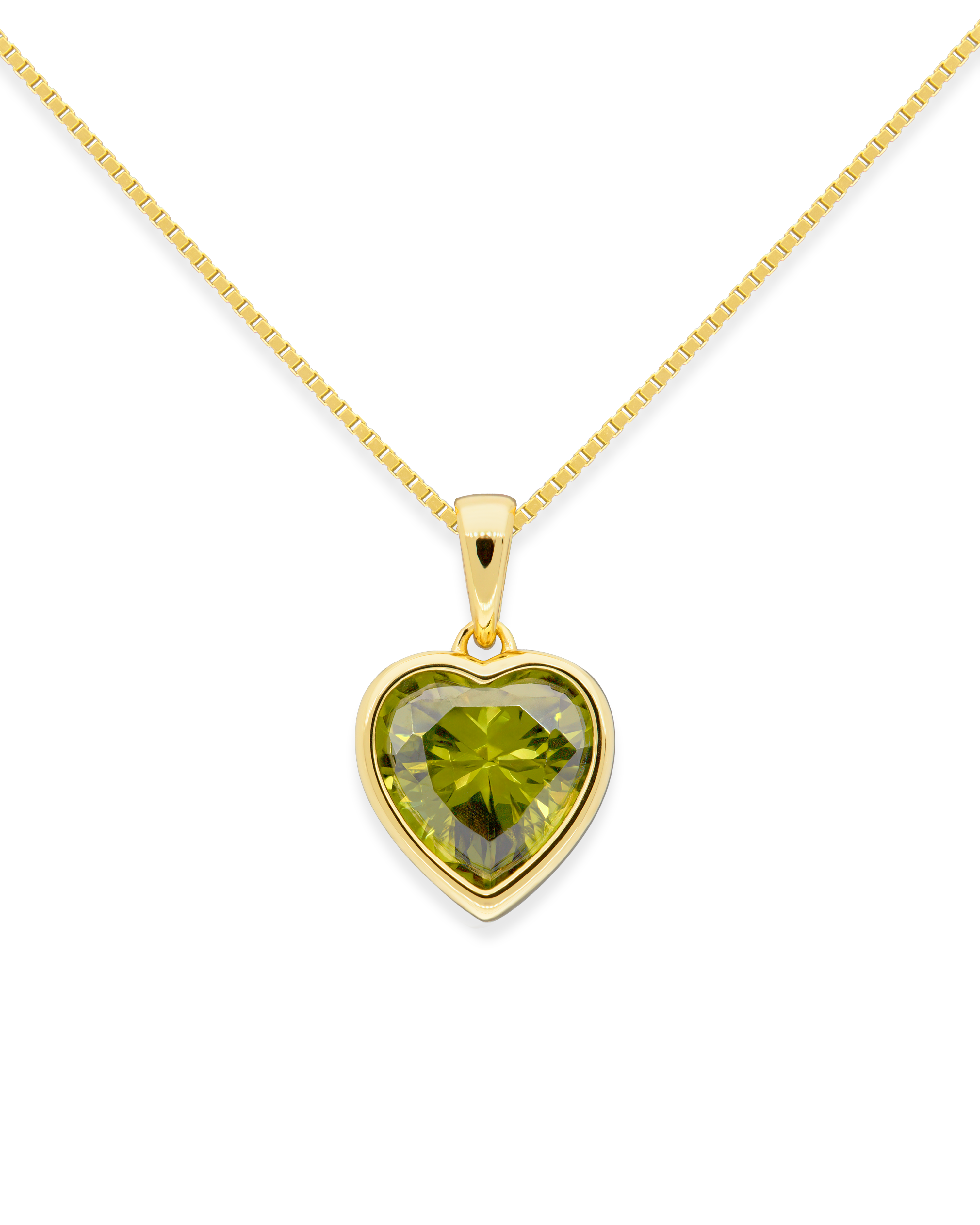 Sweethearts Green Necklace