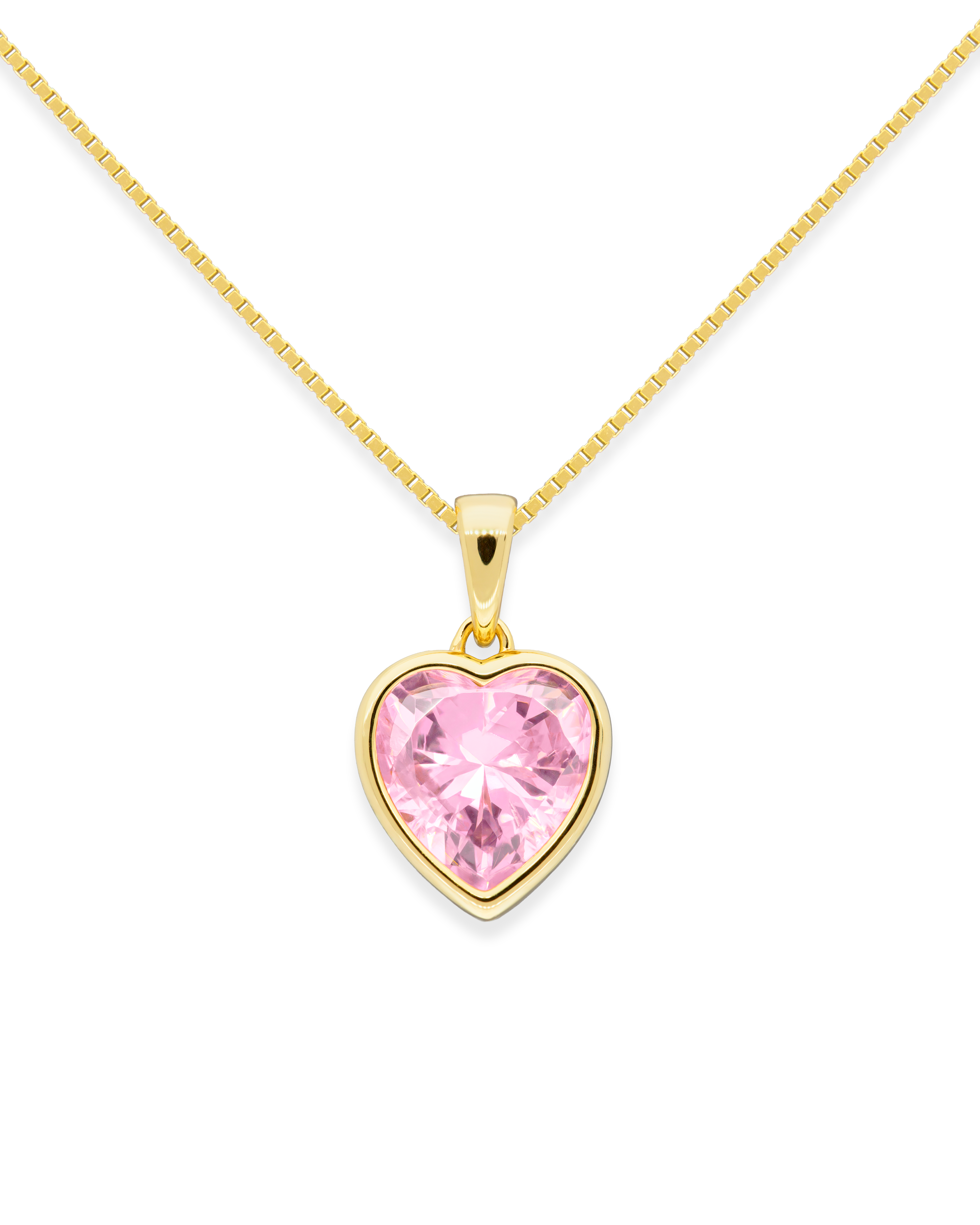 Sweethearts Light Pink Necklace