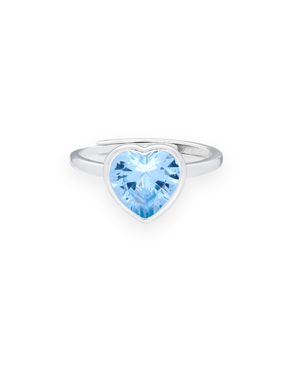 Sweethearts Blue Ring in Silver