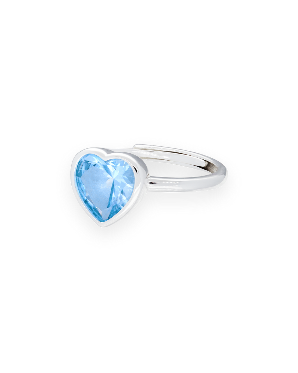Sweethearts Blue Ring in Silver