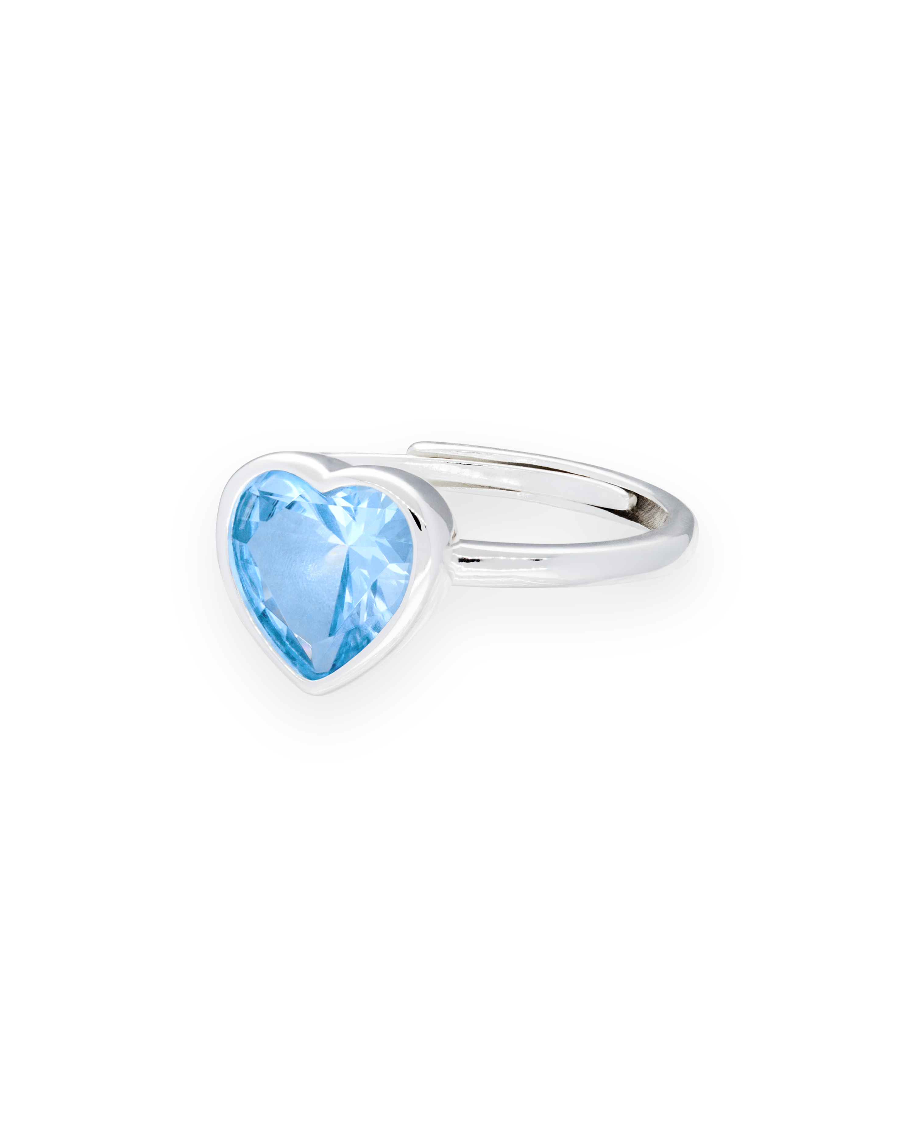 Sweethearts Blue Ring in Silver