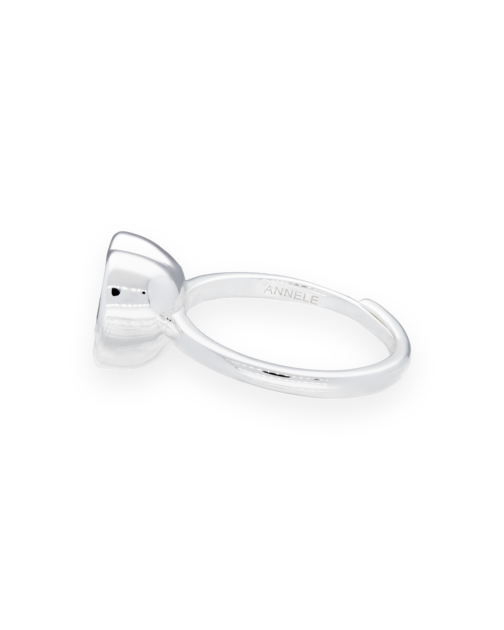 O Rind Sweethearts Light Pink Ring in Silver | ANNELE