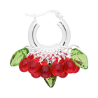 Mini Baby Pomodoro Earrings in Silver