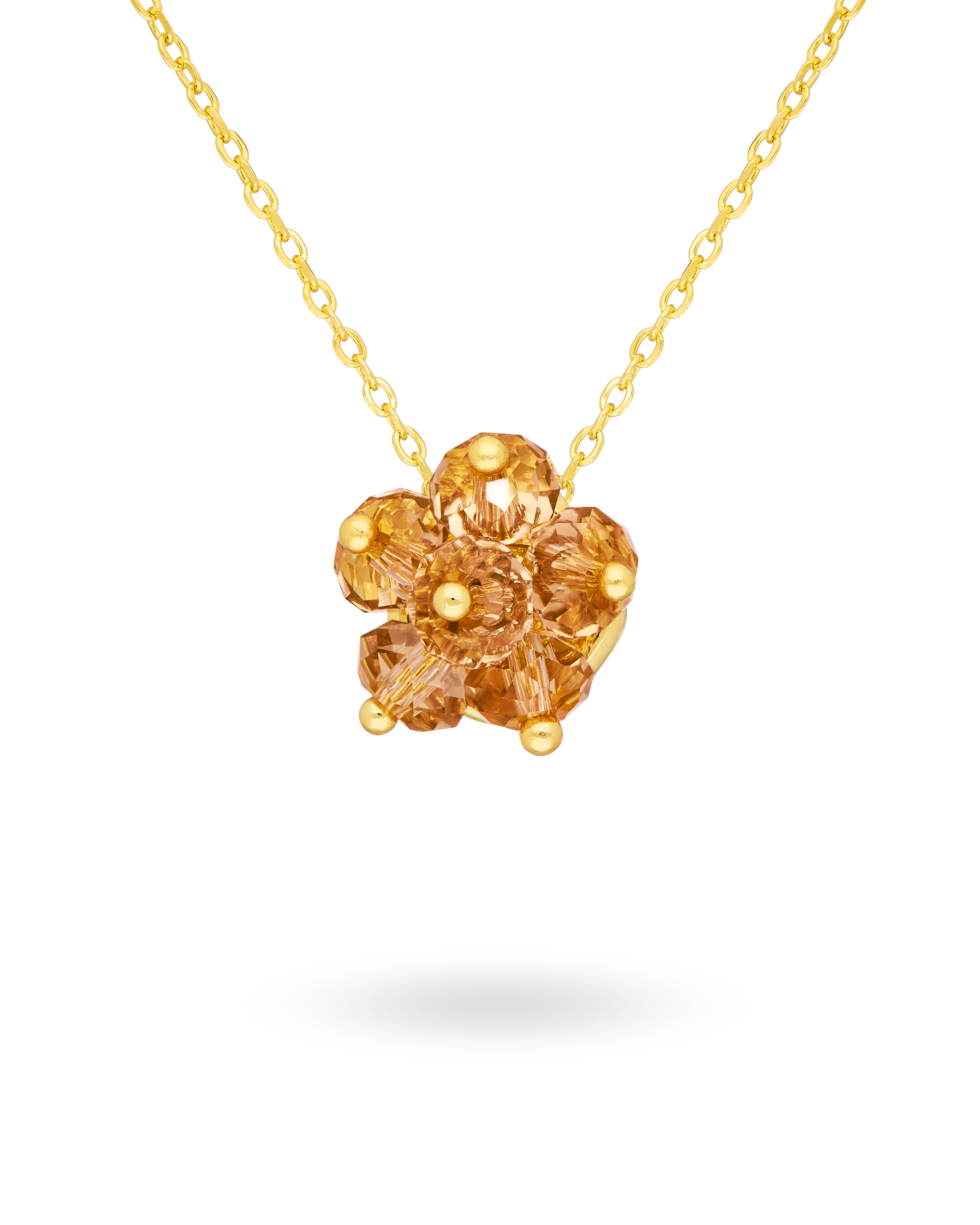 Cinnamon Spice Cake Necklace