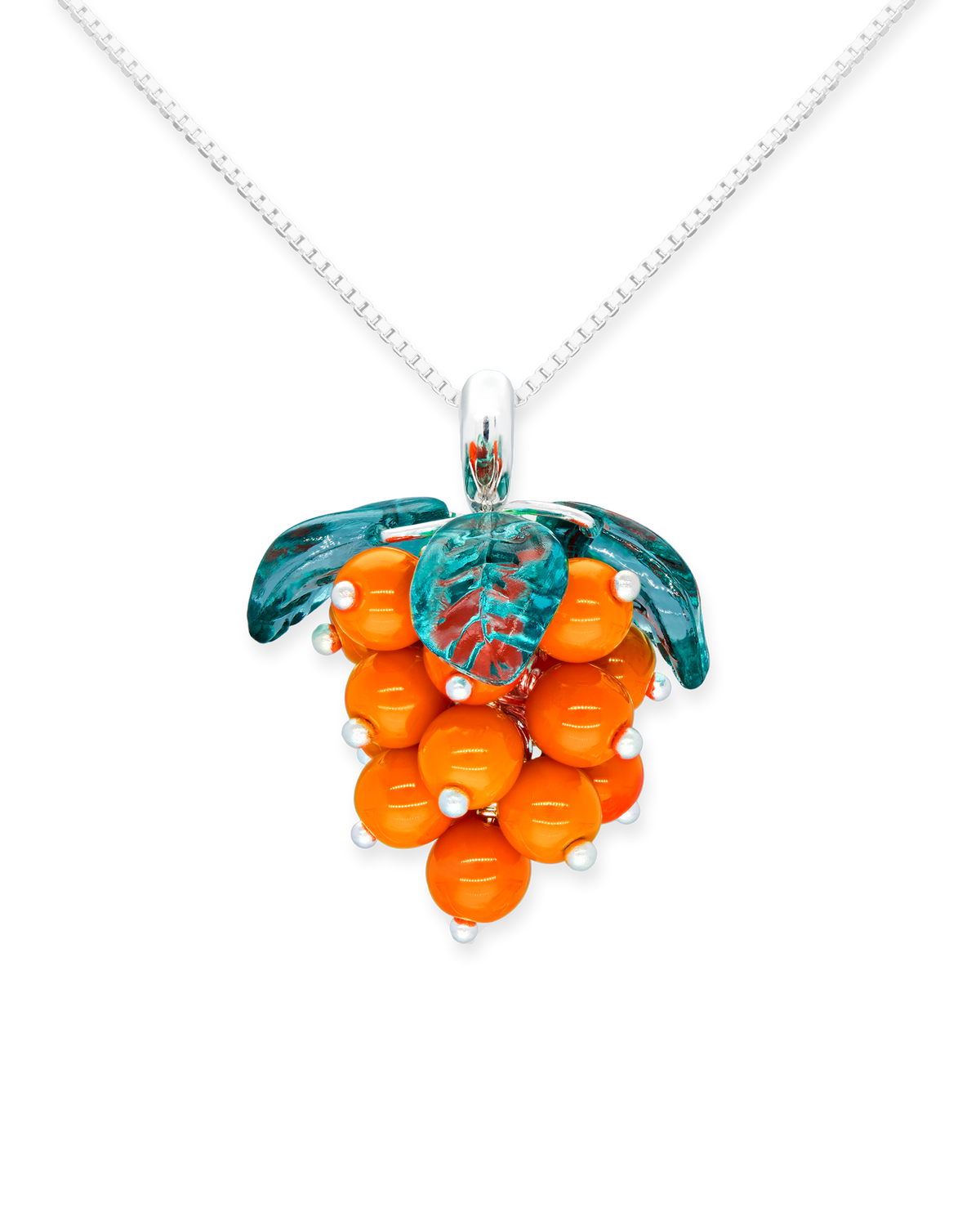 Cloudberry Cute Necklace in Silver