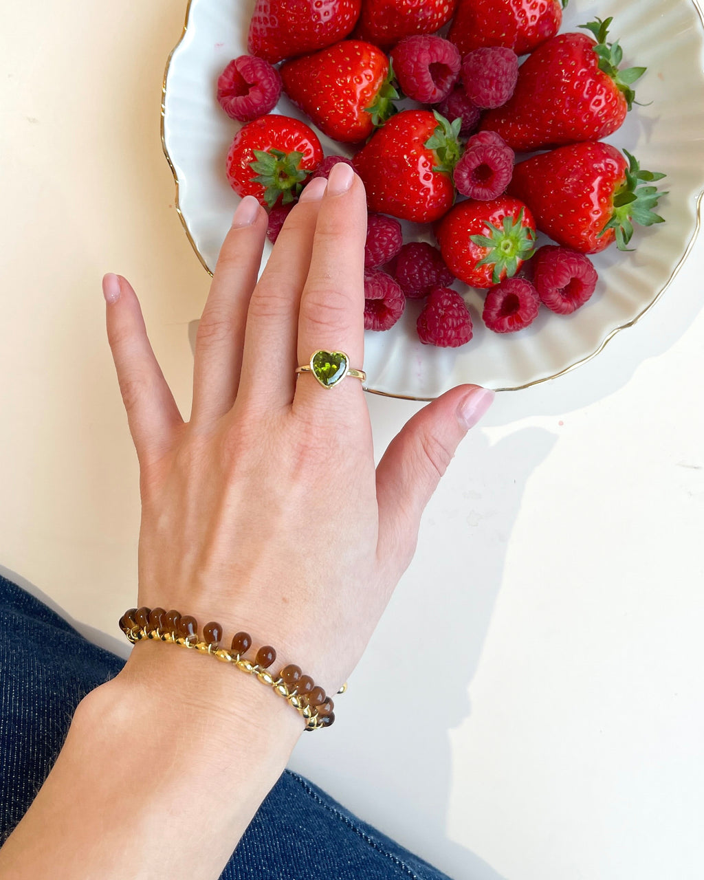 Sweethearts Green Ring