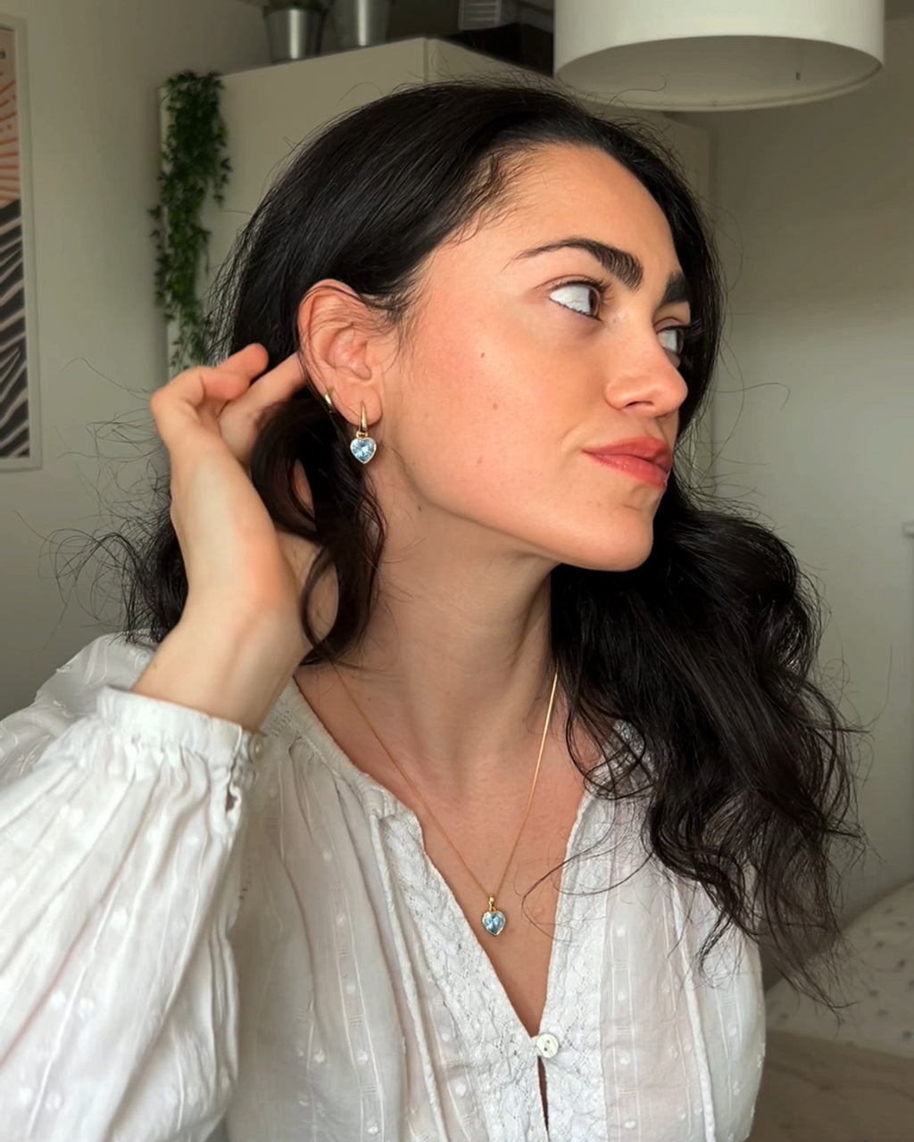 Sweethearts Blue Earrings