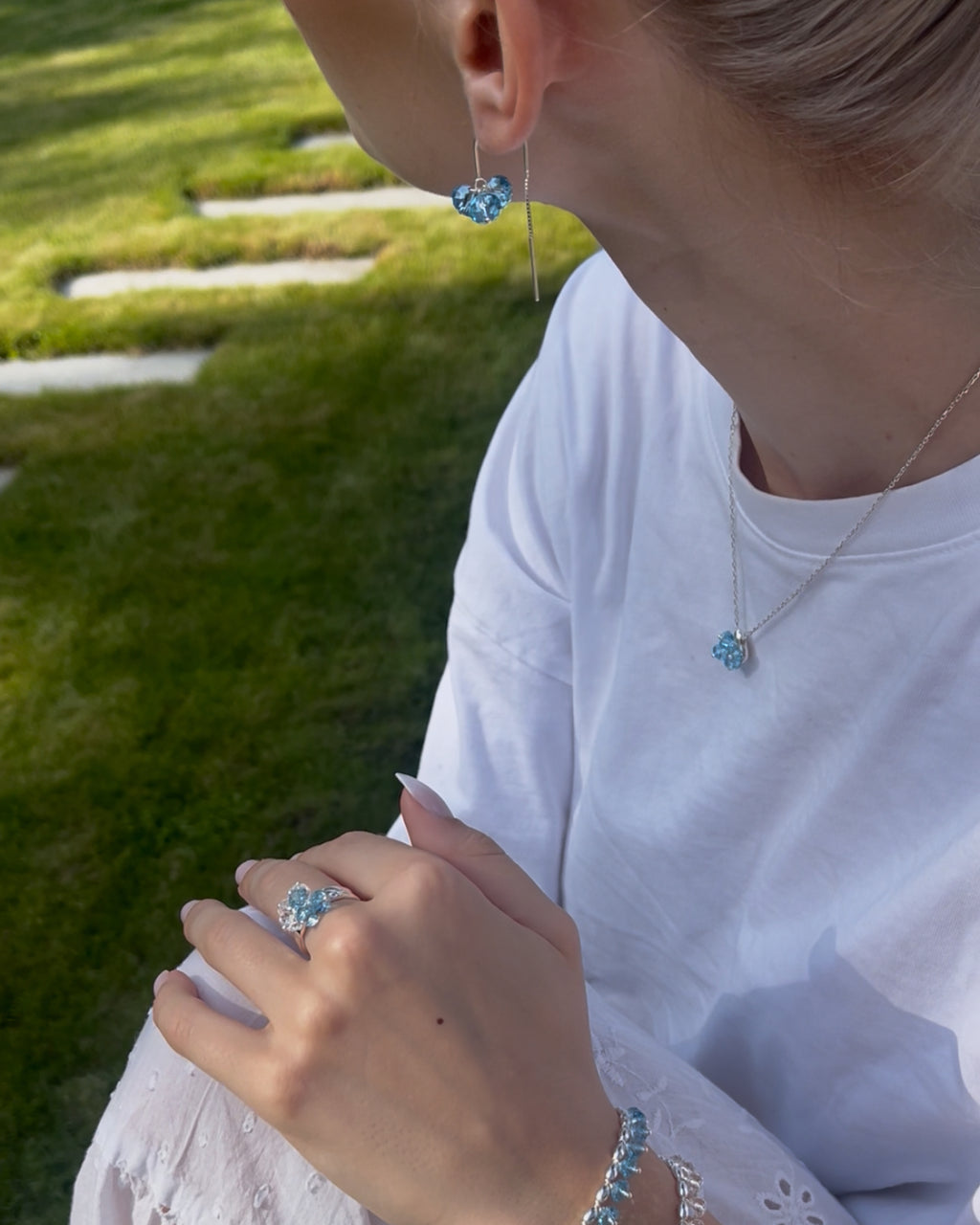 Maliblue Earrings in Silver