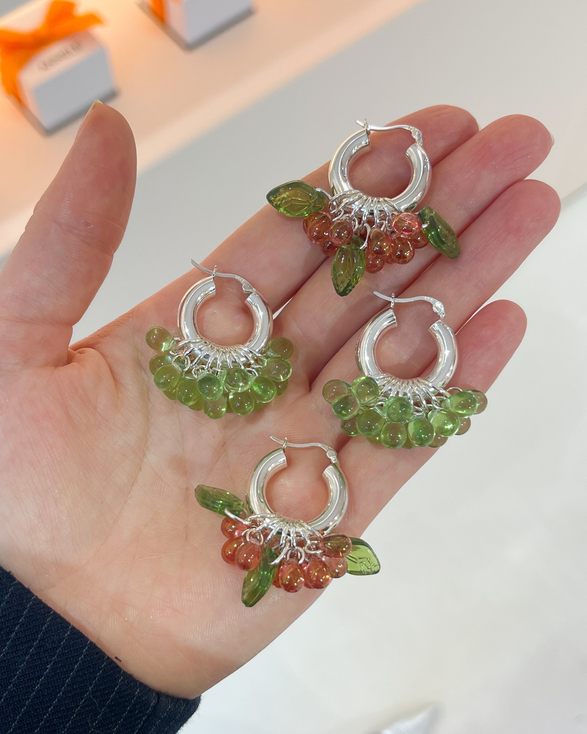 Kiwiness Earrings in Silver