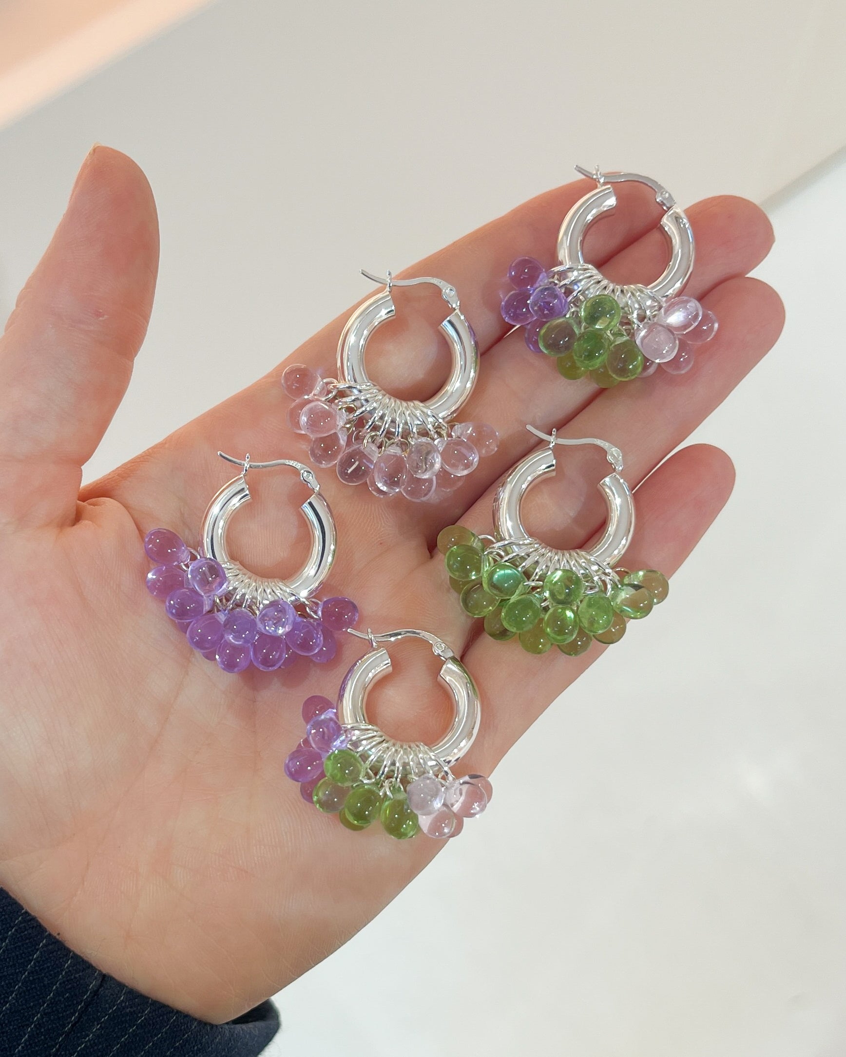 Whipped Dreams Earrings in Silver