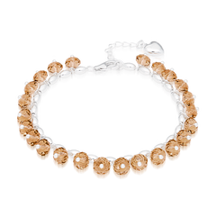 Toasted Caramel Bracelet in Silver