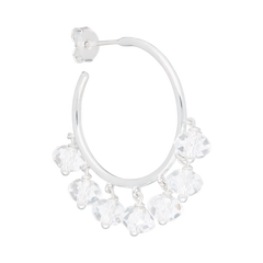 Sugar Swirl Earrings in Silver