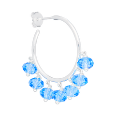 Sea Salt Swirl Earrings in Silver