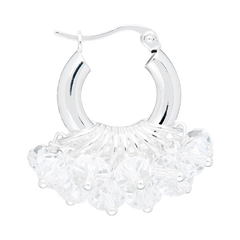 Mini Sugar Rush Earrings in Silver