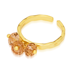 Disco Ring Light Brown