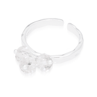 Disco Ring Crystal in Silver