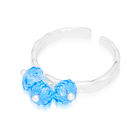 Disco Ring Aquamarine in Silver