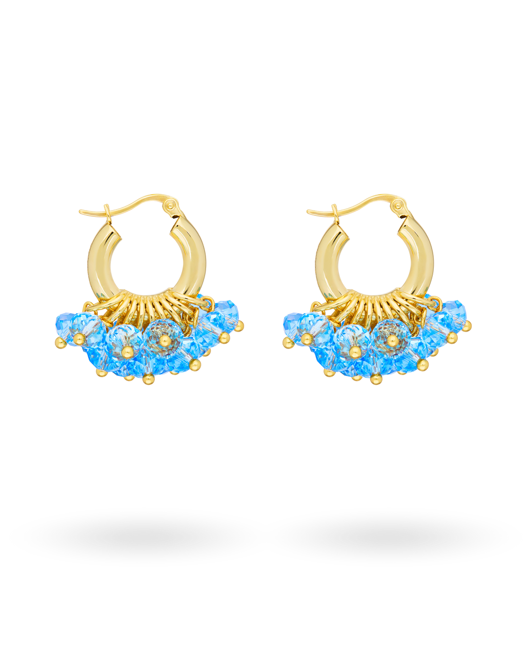 Mini Aquamarine Earrings