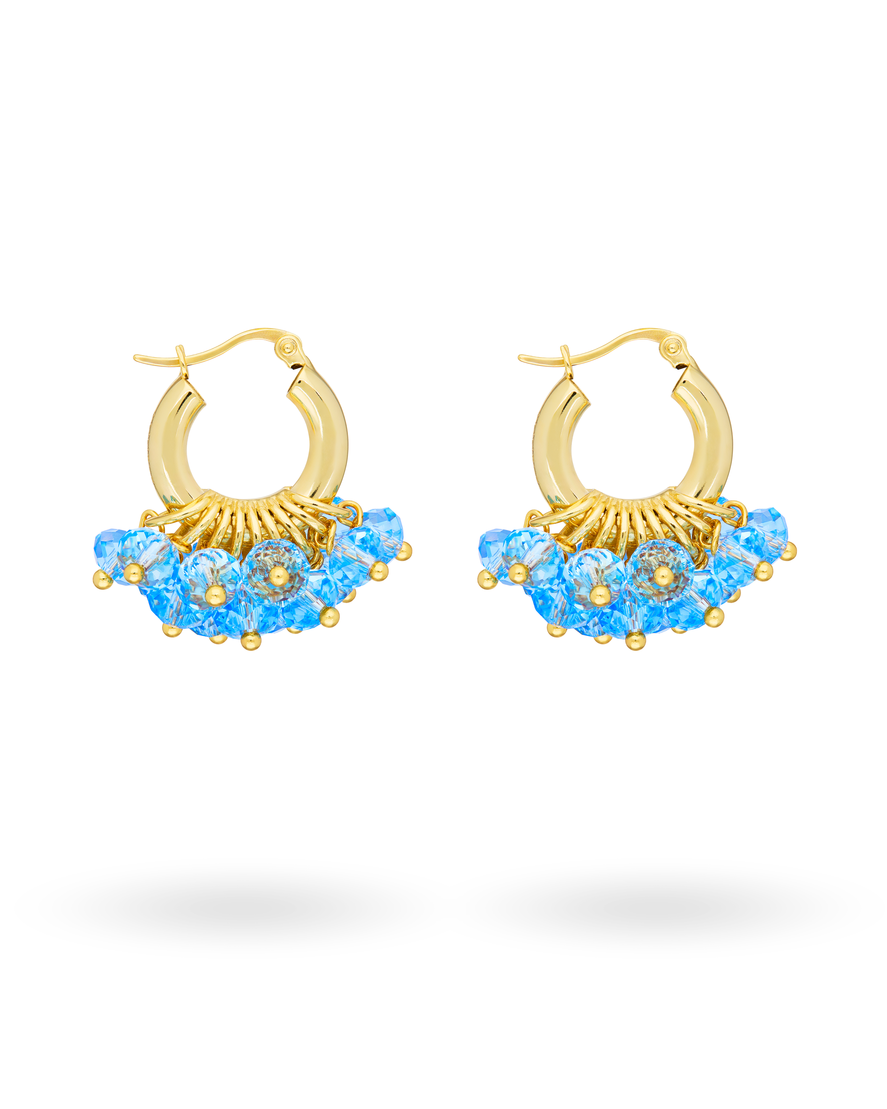 Mini Aquamarine Earrings