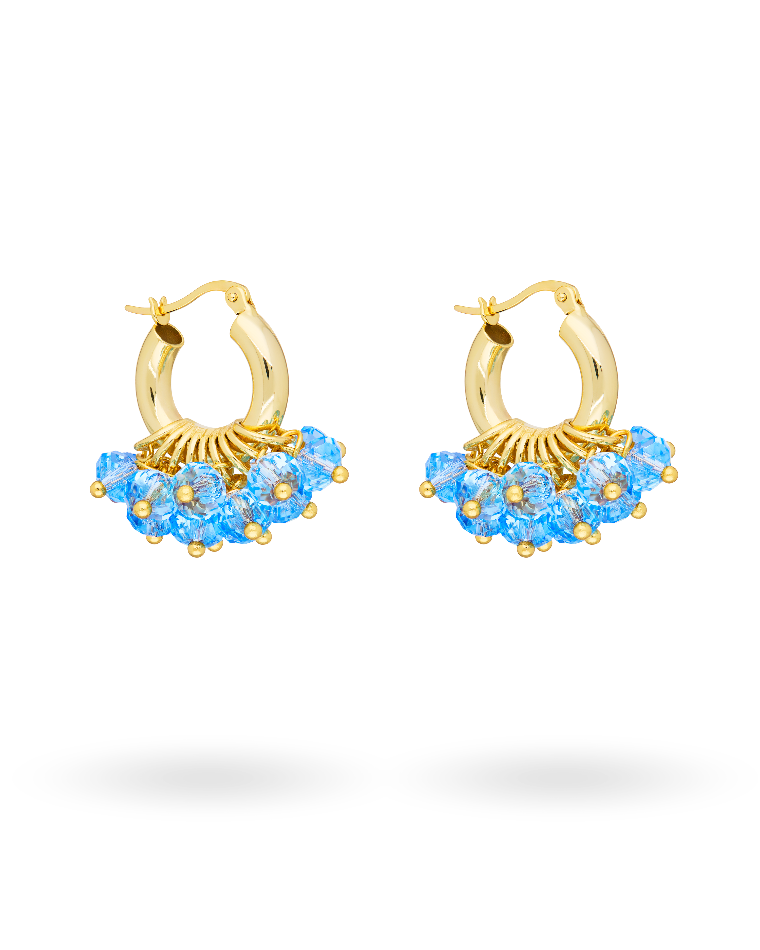 Mini Aquamarine Earrings