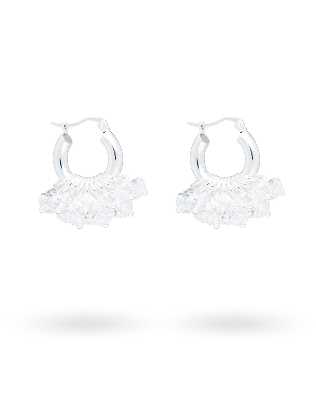 Mini Sugar Rush Earrings in Silver