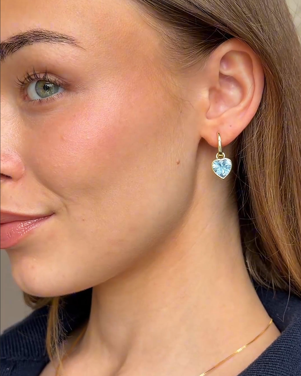 Sweethearts Blue Earrings