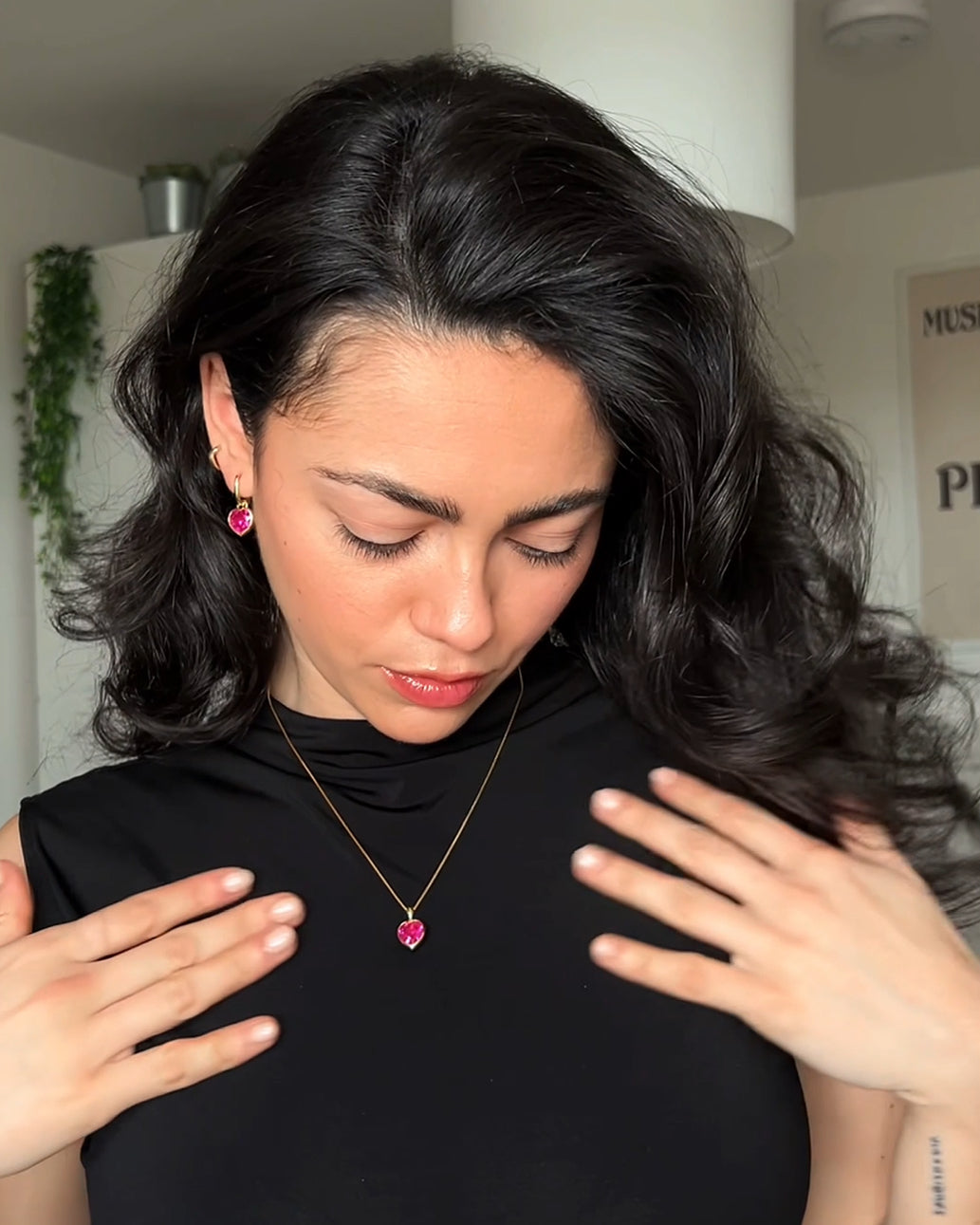 Sweethearts Pink Necklace
