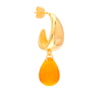 Orange Drop Earrings