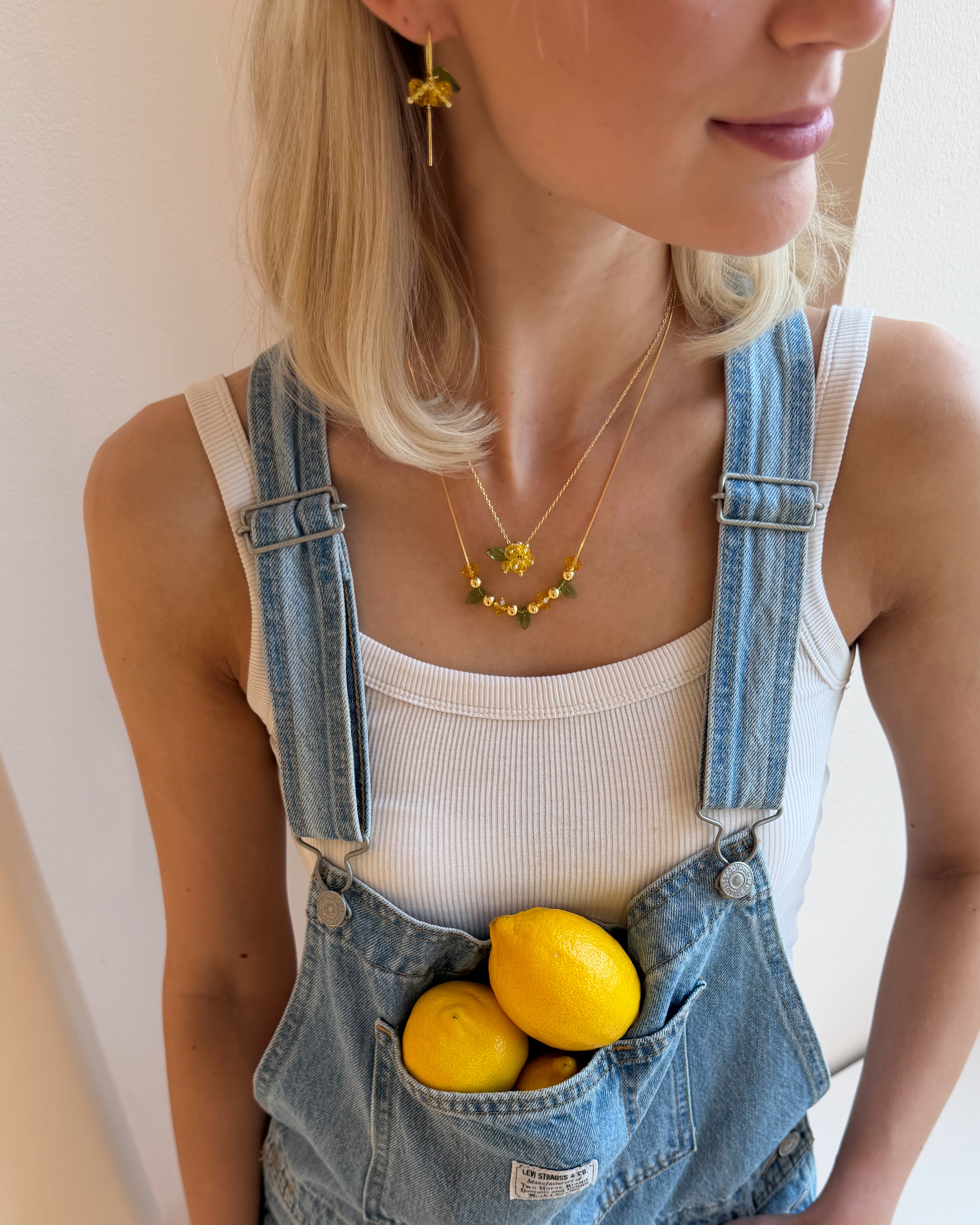 Lemon Cake Necklace
