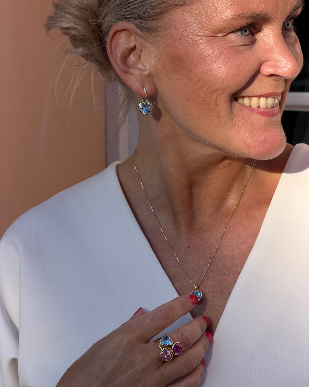 Sweethearts Blue Necklace
