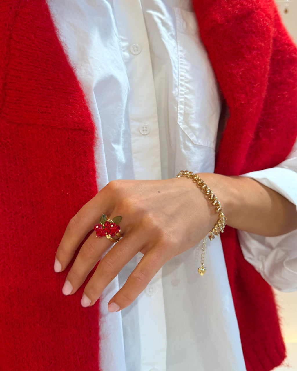 Baby Pomodoro Ring by ANNELE, 14k gold-plated ring, image 7