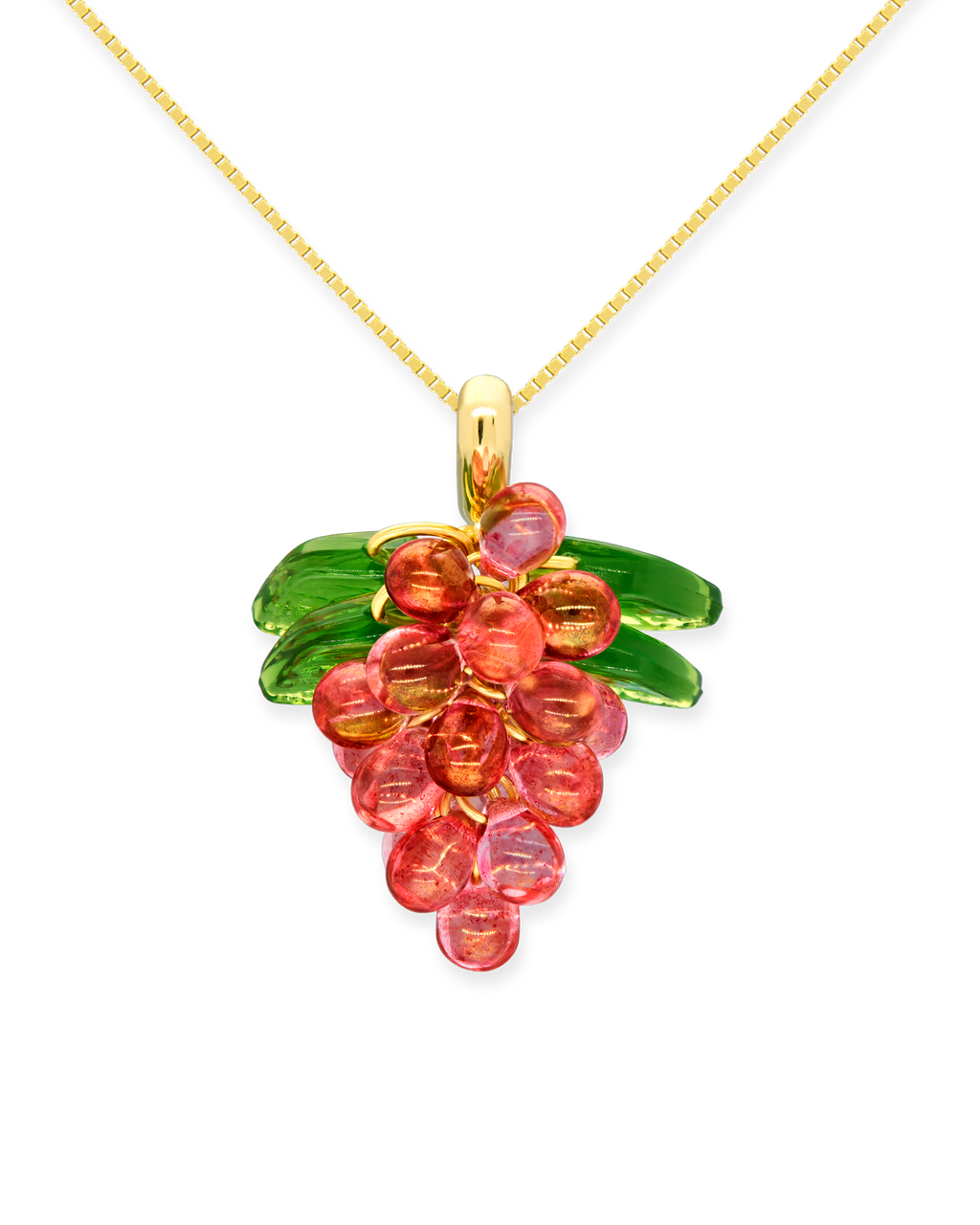 Raspberry Jelly Necklace