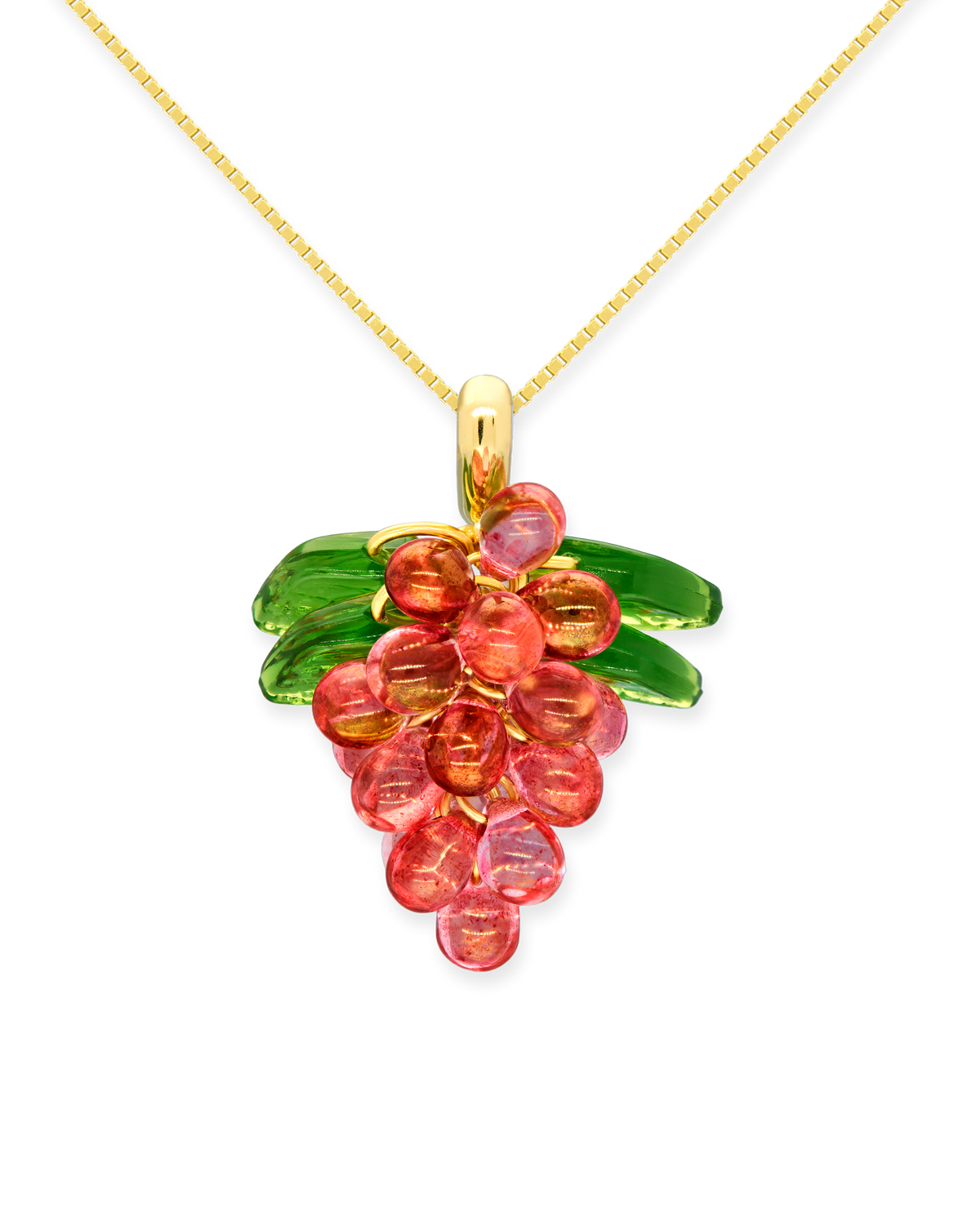 Raspberry Jelly Necklace
