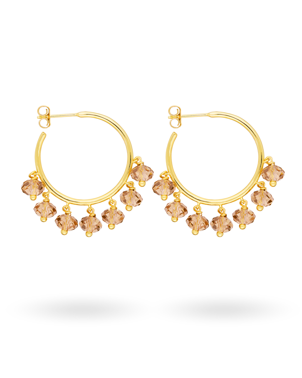 Salted Caramel Swirl Earrings
