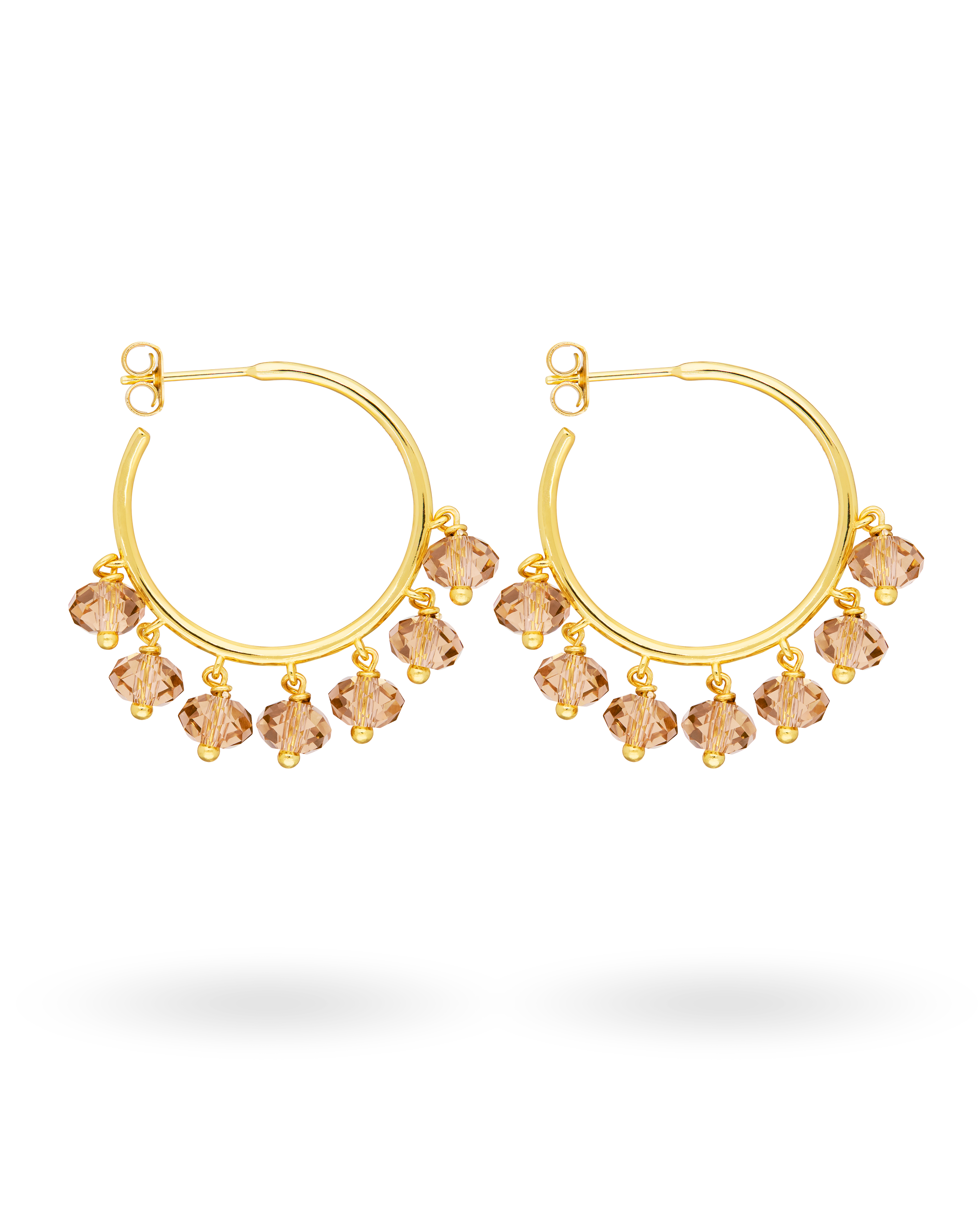 Salted Caramel Swirl Earrings