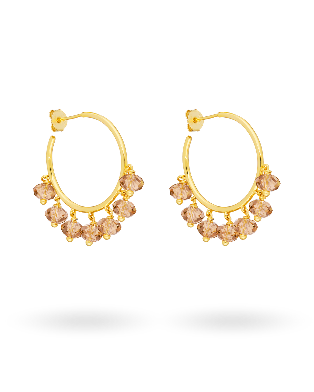 Salted Caramel Swirl Earrings