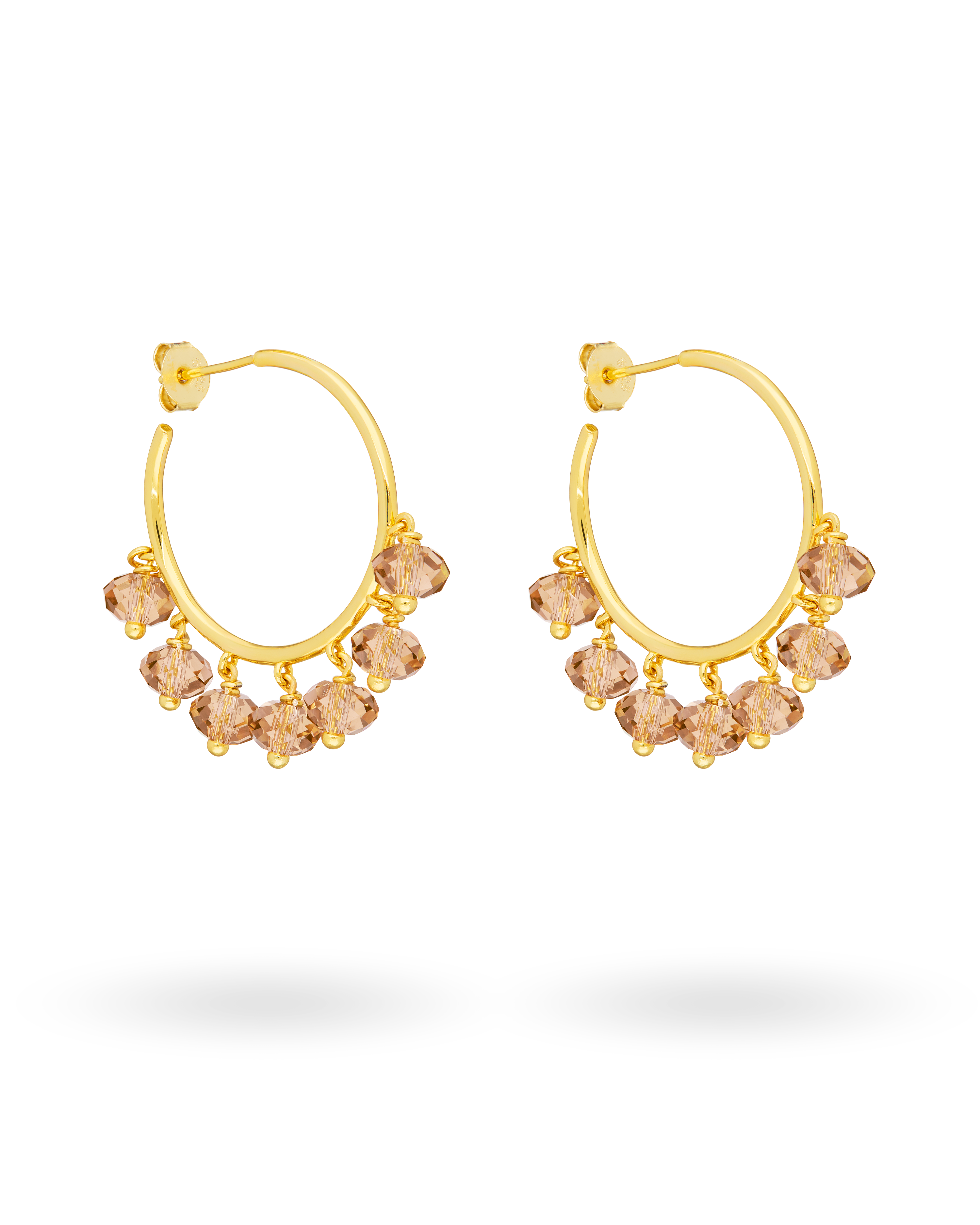 Salted Caramel Swirl Earrings