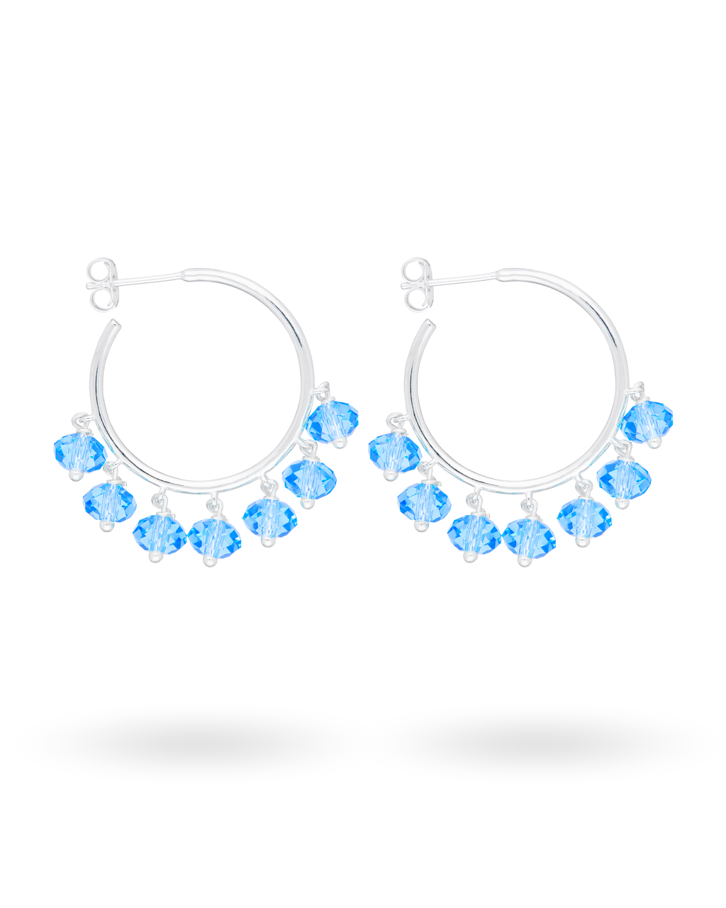 Sea Salt Swirl Earrings in Silver