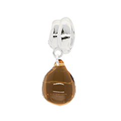 Sugar Drop Choco Necklace in Silver